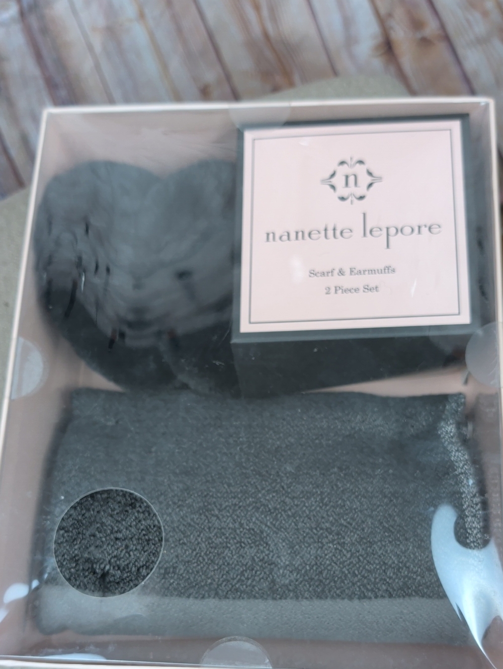 nanette lepore Scarf & Earmuffs Set New Nwt